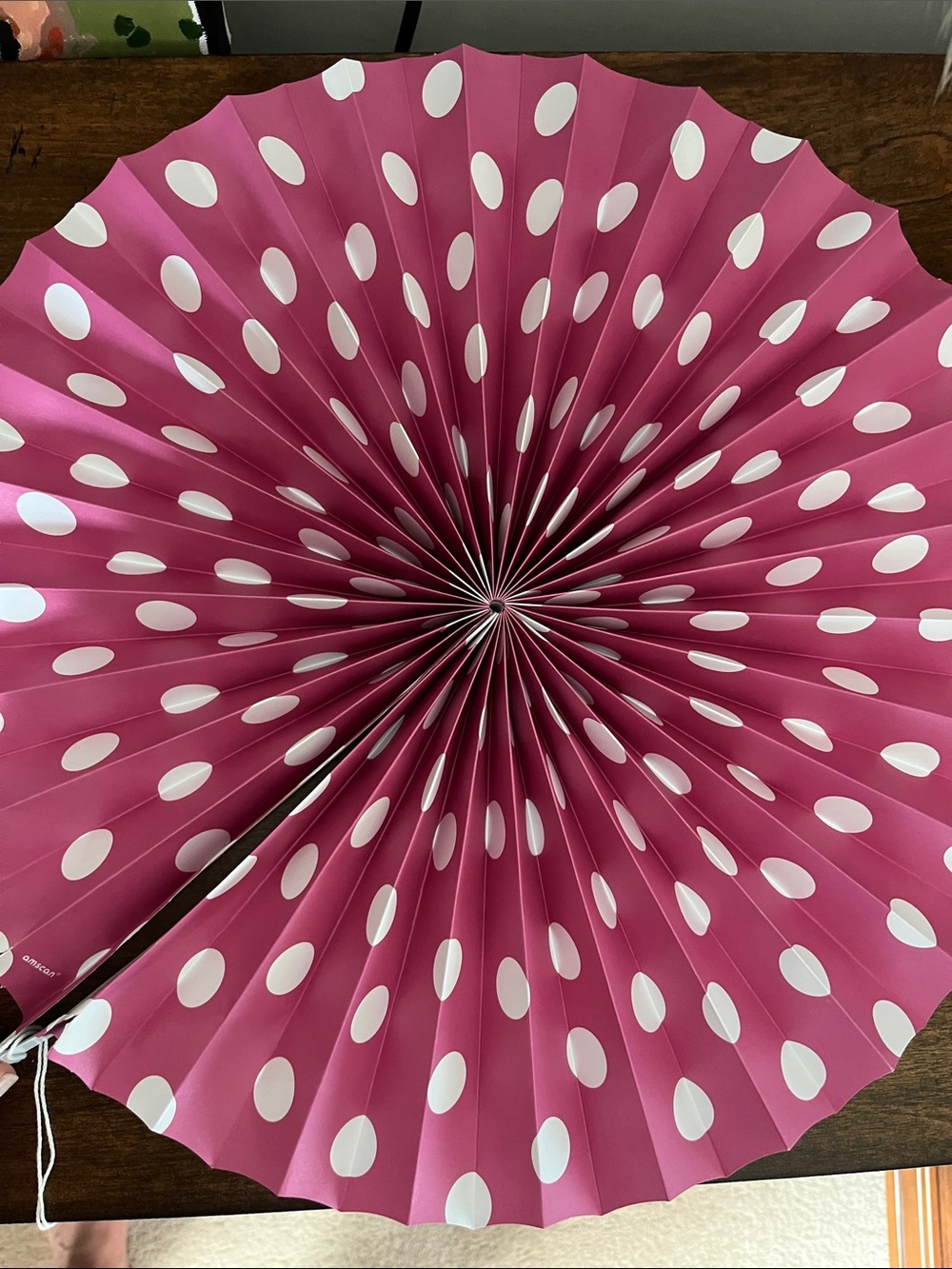 Pink Polka Dot and lime green Party Decorations
